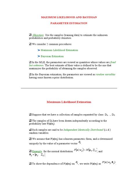 Image result for Maximum Likelihood Estimation Bayesian