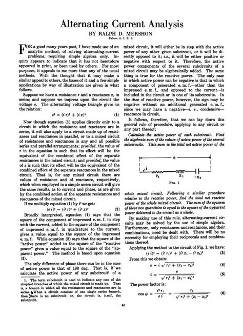Image result for Alternating Current Problems