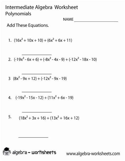 Image result for Classifying and Multiplying Polynomials Worksheet