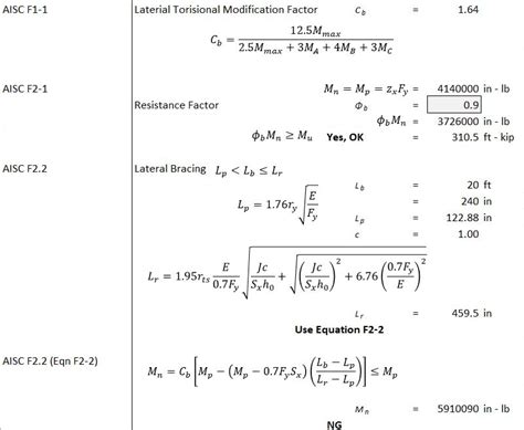 Image result for Deflection Equation AISC