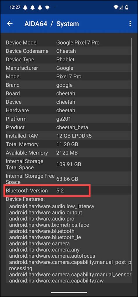 Android 1.1 Bluetooth に対する画像結果