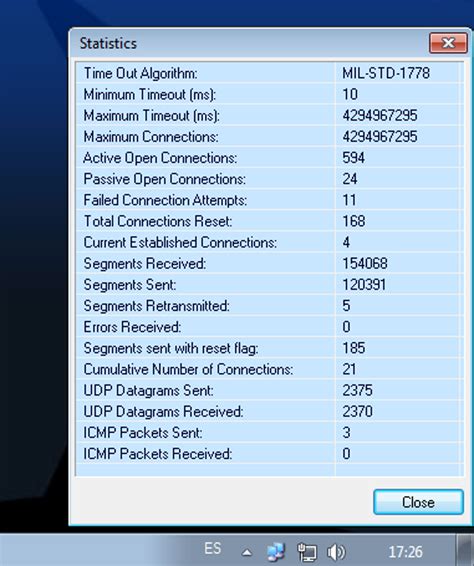 Network Activity に対する画像結果