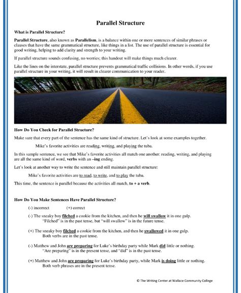 Image result for Parallel Structure Examples