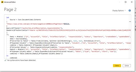 Image result for Power Query List of Tokens