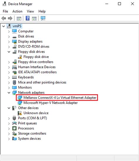 Toradh íomhá ar virtual basic network device