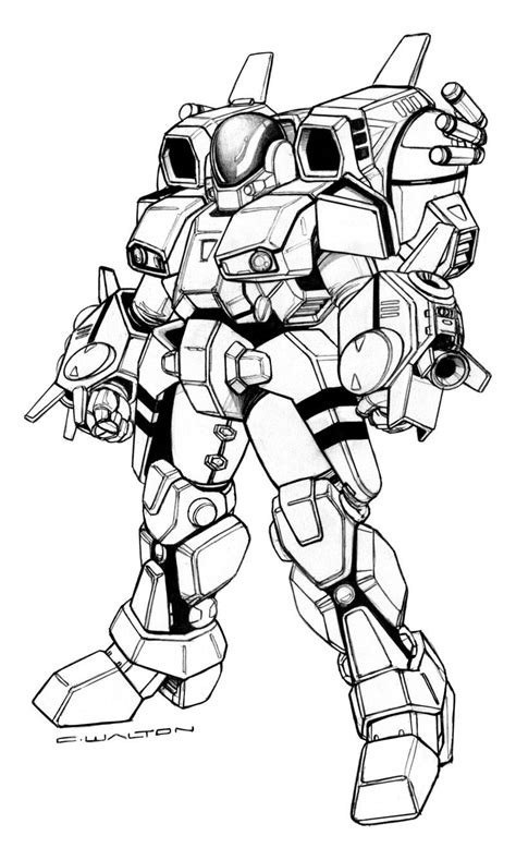 Image result for Mech Coloring Pages
