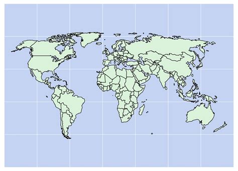 Image result for Blank World Map with Borders
