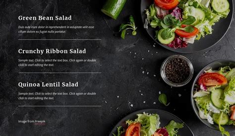 Image result for Menu Table Template CSS