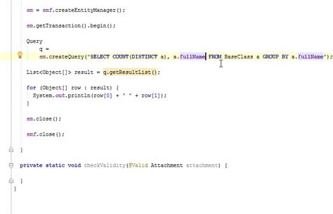 Toradh íomhá ar Hql Example Code
