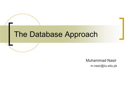 Image result for What Is Database Approach in DBMS