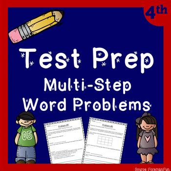 Image result for Two-Step Math Problems 4th Grade