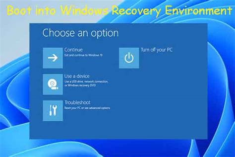 Image result for Recovery Options Windows 1.0