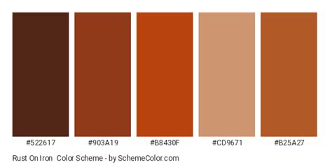 Image result for Rust Brown Color