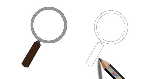 Image result for Magnifying Glass Drawing