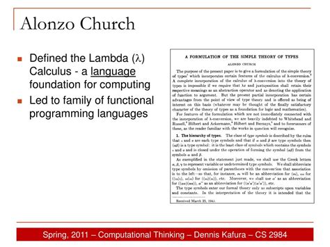 Image result for Alonzo Church Lambda Calculus