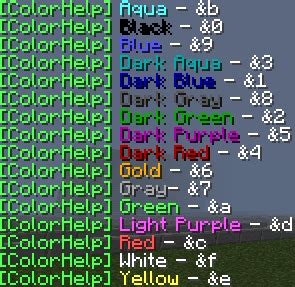 Image result for Minecraft Colorcode