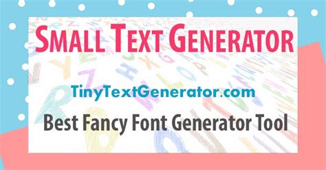 Image result for Small Text Generator