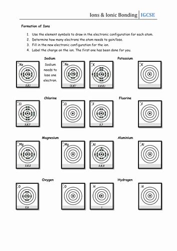 Image result for Making Ions Worksheet Answers