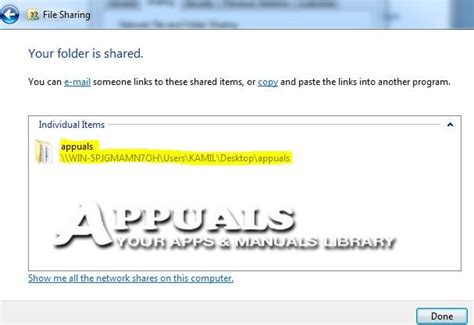 Image result for Sharing Files Windows 7