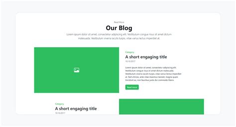 Blog Section Website Template に対する画像結果