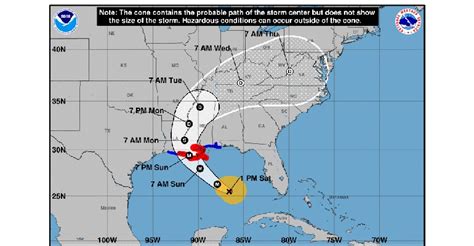 Image result for Hurricane Ida Projected Path