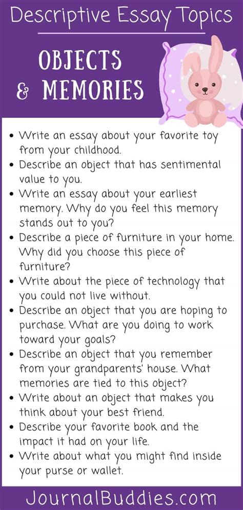 Image result for Descriptive Writing Topics