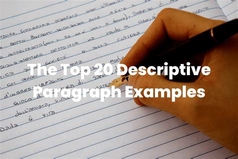 Examples of Good Descriptive Paragraphs に対する画像結果