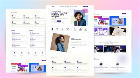 Toradh íomhá ar Portfolio Website HTML Code