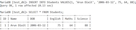 Image result for How to Insert Values in MySQL Table
