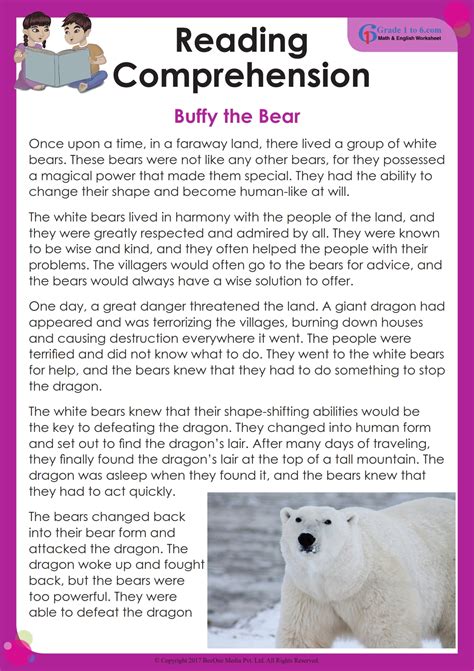 4th Grade Reading Writing Worksheets に対する画像結果