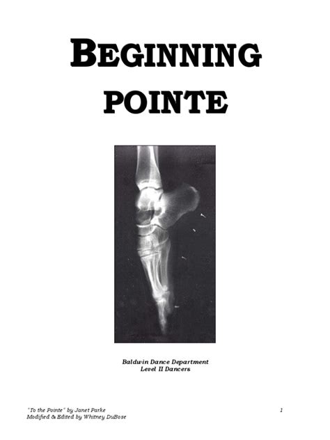 Beginning Pointe Work に対する画像結果