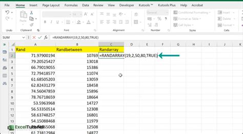 Excel Spreadsheet with Random Numbers に対する画像結果
