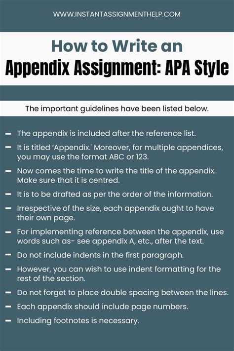 Image result for Adding Appendix to APA Paper