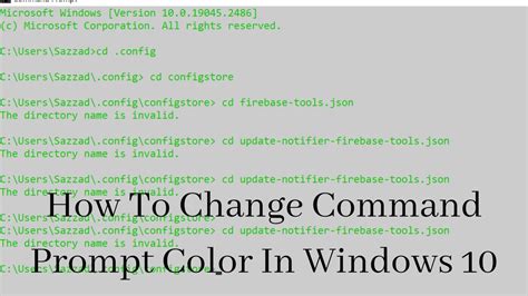 Image result for Command-Prompt Color Change