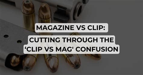 Image result for Clip vs Magazine Examples