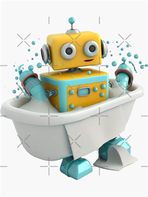 Image result for Computer Robot Bubble Bath