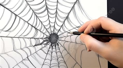Image result for Spider Web Drawing