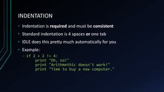Image result for Python Indentation PPT