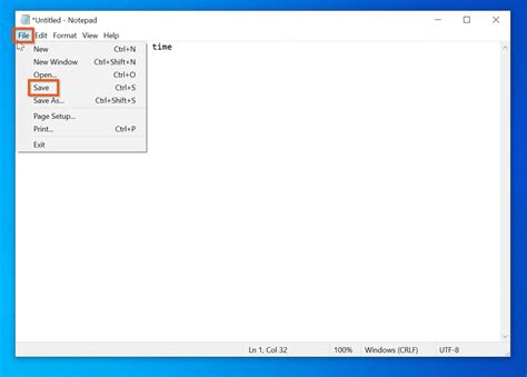 Image result for Using File Menu of Notepad