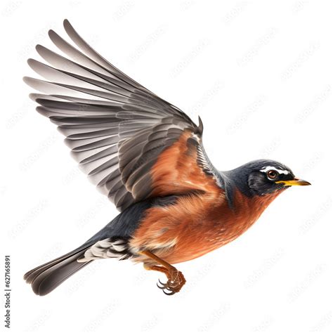 Image result for Robin Flying Back View