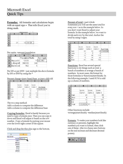 Microsoft Excel Quick Reference Guide に対する画像結果