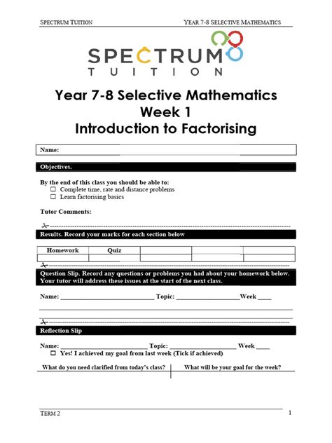 Math Factorization PDF Basics に対する画像結果