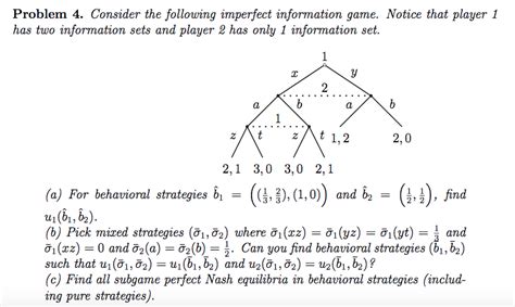 Image result for Game Theory Imperfect Information