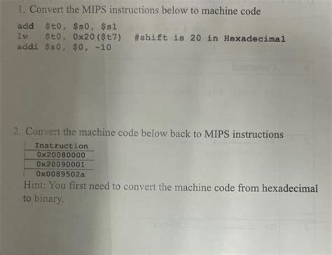 Image result for How to Convert MIPS to Machine Code