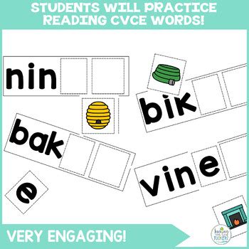 Image result for CVCe Word Task Box