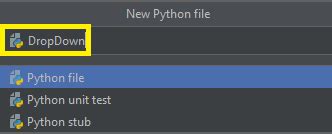 Image result for Drop-Down List Python
