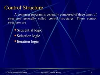 Image result for Control Structure Definition