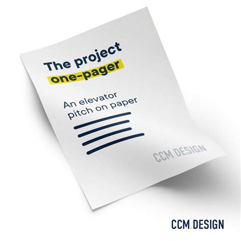 Image result for One-Pager Project Examples