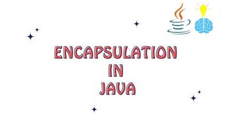 Image result for Encapsulation Simple Program in Java