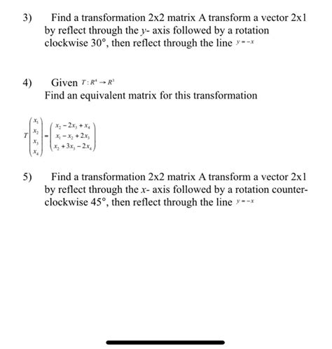 Toradh íomhá ar Matrix Transformation 2X2